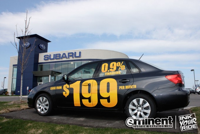 Subaru Dealership Pricing graphics