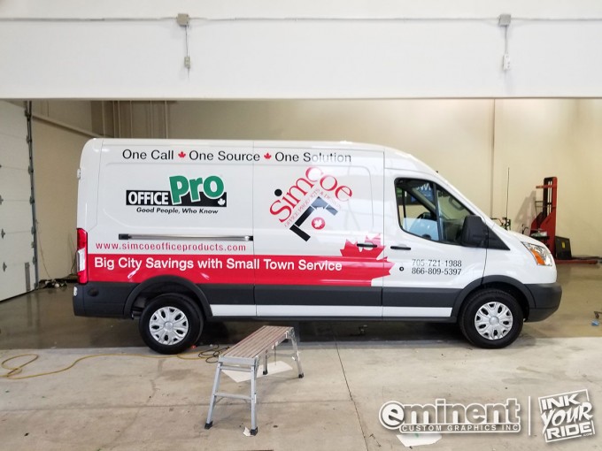 Vehicle Lettering Logo Wrap - Barrie