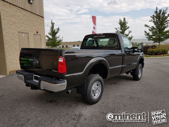 Blackout F250 Ford Gloss Wrap - Barrie
