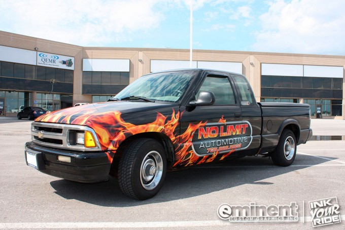 Flame Truck Wrap and Design - Barrie
