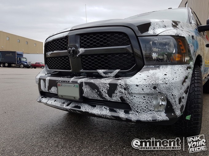 Frosted Front Bumper Wrap - Barrie