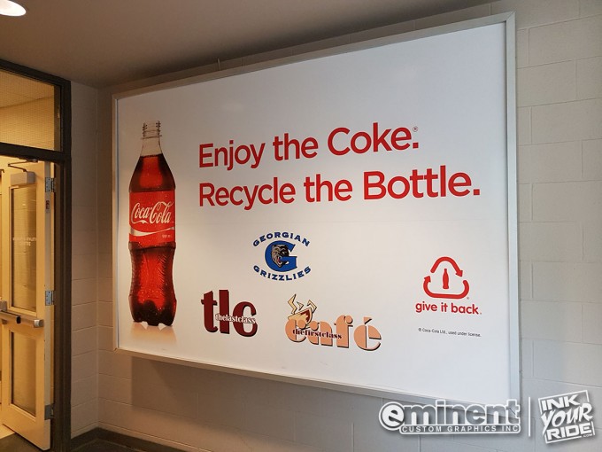 Georgian College Coke Sign