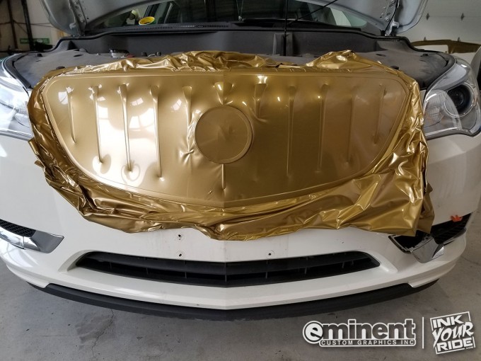Gold Grill Vehicle Wrap
