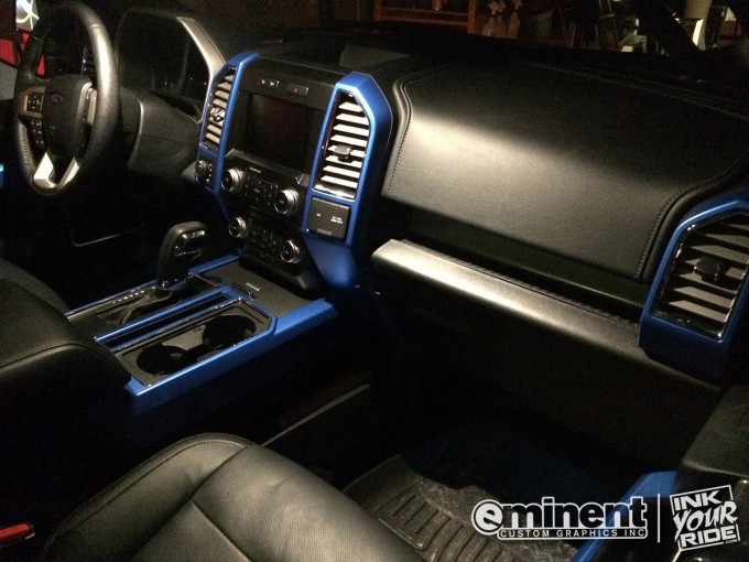 Interior accents on Vehicle