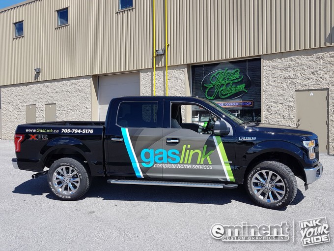 Partial Wrap of a Ford F150 Truck - Barrie