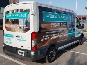 Irvine Carpet One Vehicle Wrap - Barrie