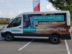 Irvine Carpet One Vehicle Wrap - Barrie