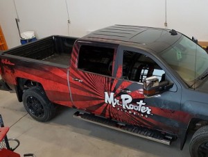 Mr Rooter Custom Matte and Gloss Vehicle Wrap