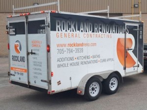Rockland Renovators Trailer Wrap - Barrie