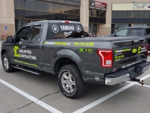 JC Contracting Truck Wrap - Barrie