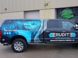 Erudite F250 Custom Truck Wrap and Graphics