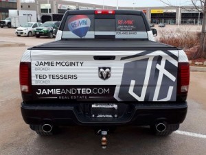 Jamie & Ted Real Estate Vehicle Wrap 